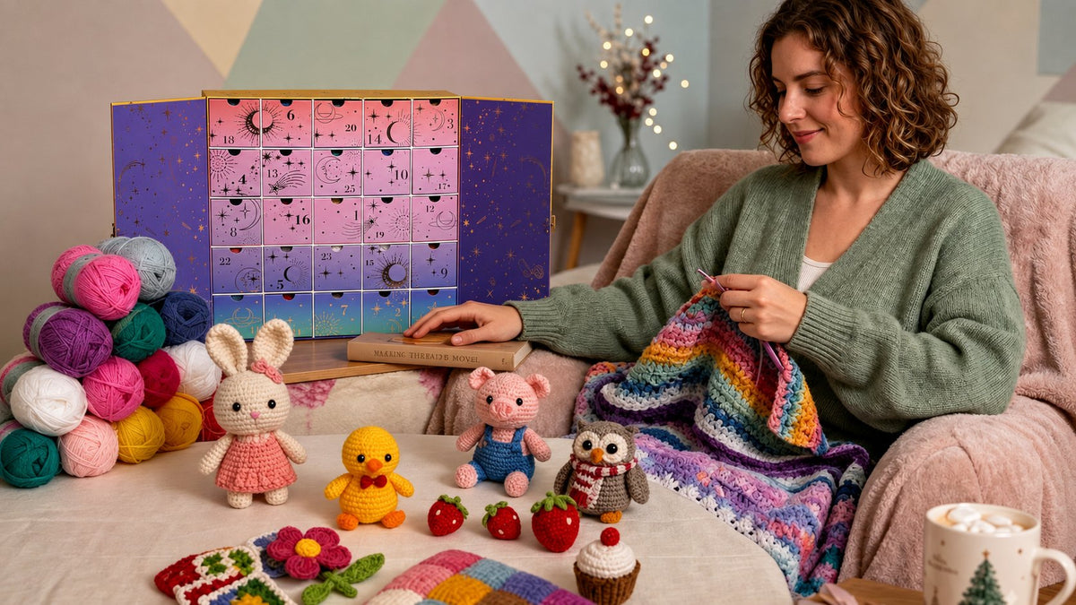 Crochet Advent Calendar 2026 – 25 Days of Yarn, Crochet Tools, Patterns & Creative Surprises