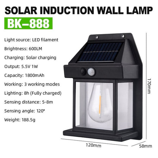 2026 New Outdoor Solar Wall Lamp