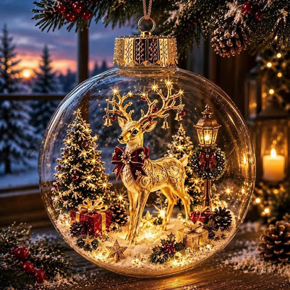 Enchanted Christmas Globe Ornaments – 8 Festive Miniature Designs