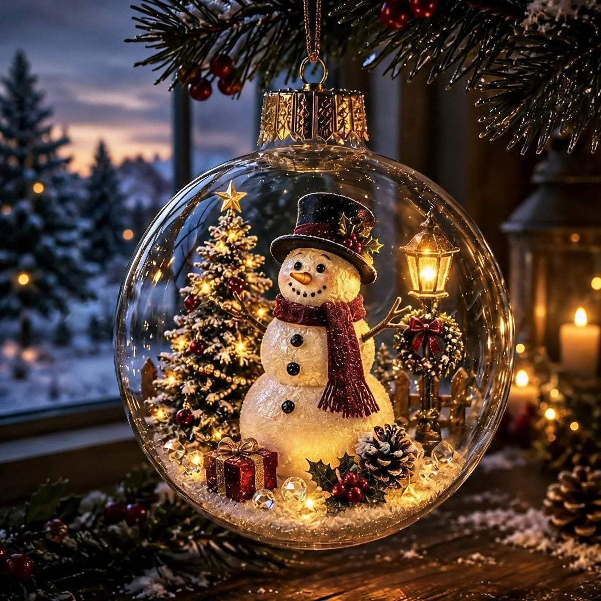 Enchanted Christmas Globe Ornaments – 8 Festive Miniature Designs