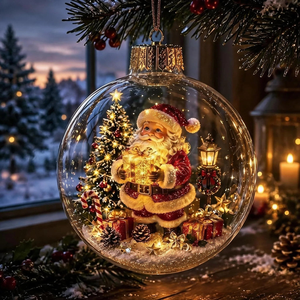 Enchanted Christmas Globe Ornaments – 8 Festive Miniature Designs