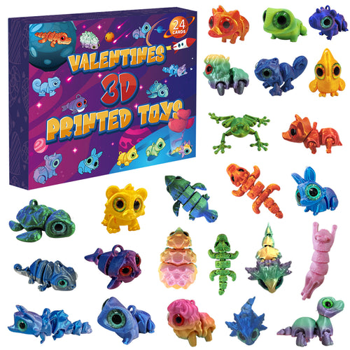 3D Animal Blind Box Advent Calendar – 24 Days of Wild Surprises