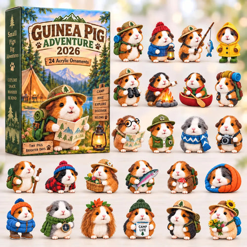 2026 Guinea Pig Advent Calendar – 24 Cute Camping Adventures