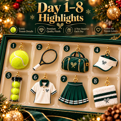 Tennis Advent Calendar 2026 – 24 Tennis-Themed Christmas Ornaments