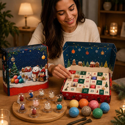 Merry Christmas Gemstone Dig Advent Calendar Xmas 24‑day Countdown Box for Adults Party Home Living Room Desk 2026