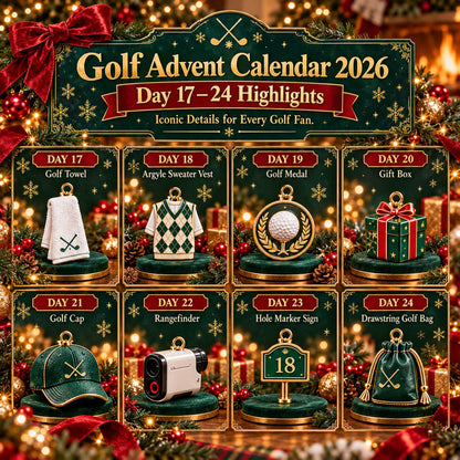 Golf Advent Calendar 2026 – 24 Christmas Golf Ornaments