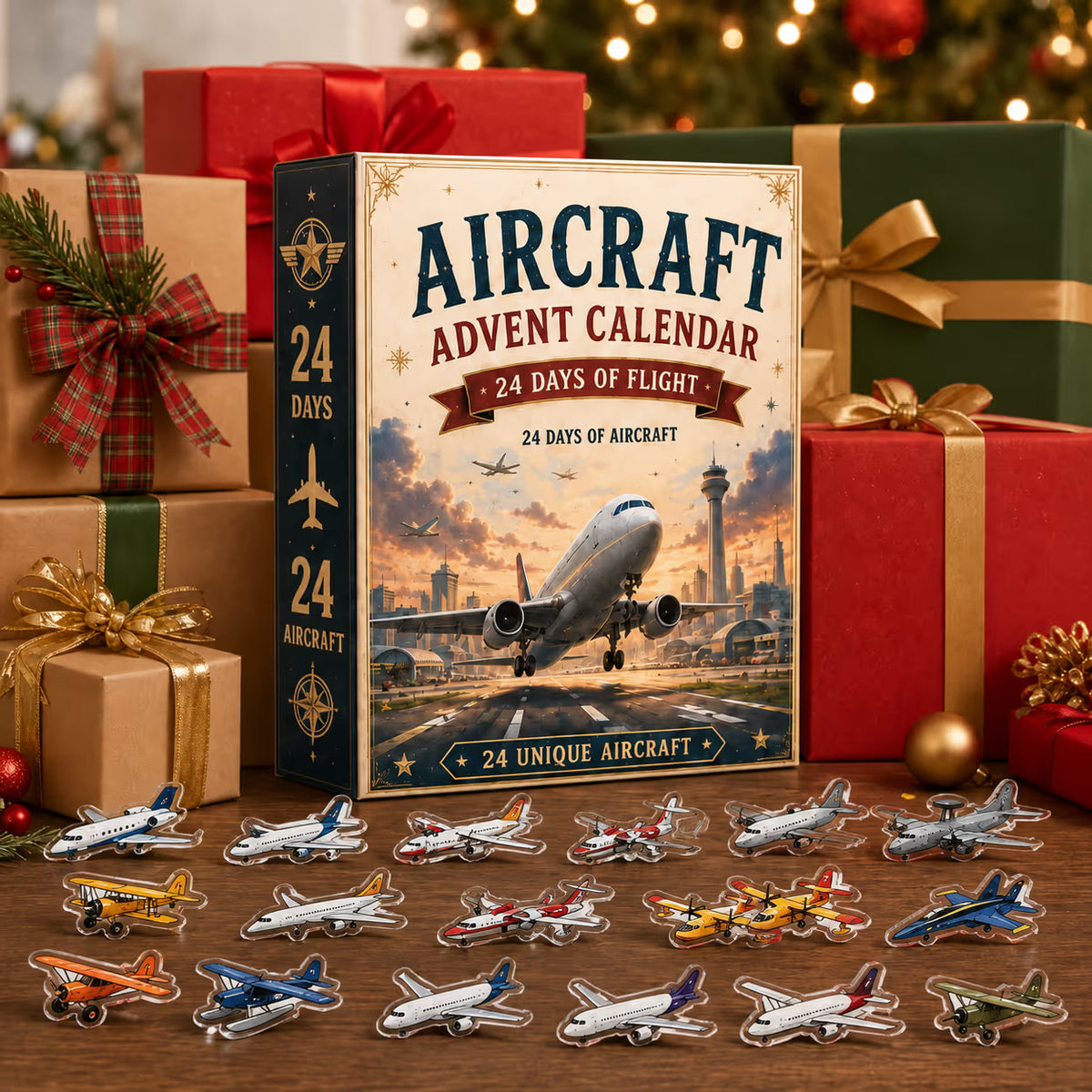 2026 Aircraft Advent Calendar – 24 Mini Planes & Aviation Surprises