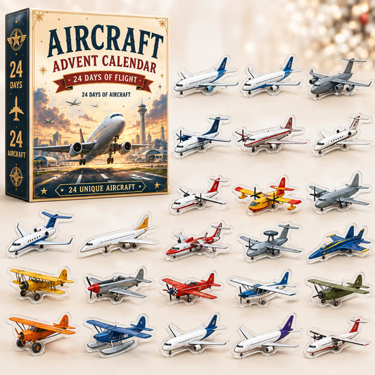 2026 Aircraft Advent Calendar – 24 Mini Planes & Aviation Surprises