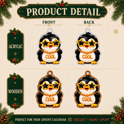 2026 Penguin Advent Calendar – 24 Cute Christmas Penguin Ornaments