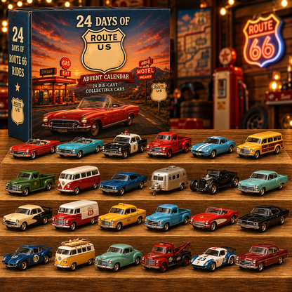 American Car Legends Advent Calendar – 24 Die-Cast Classic Cars
