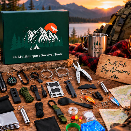 Survival Tool Advent Calendar, 24 Day Outdoor Gear Christmas Countdown