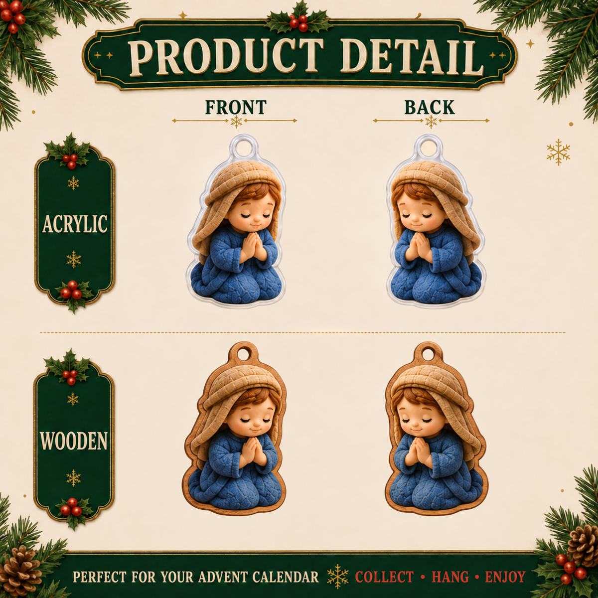 2026 Holy Night Advent Calendar – 24 Days of Nativity Wonder