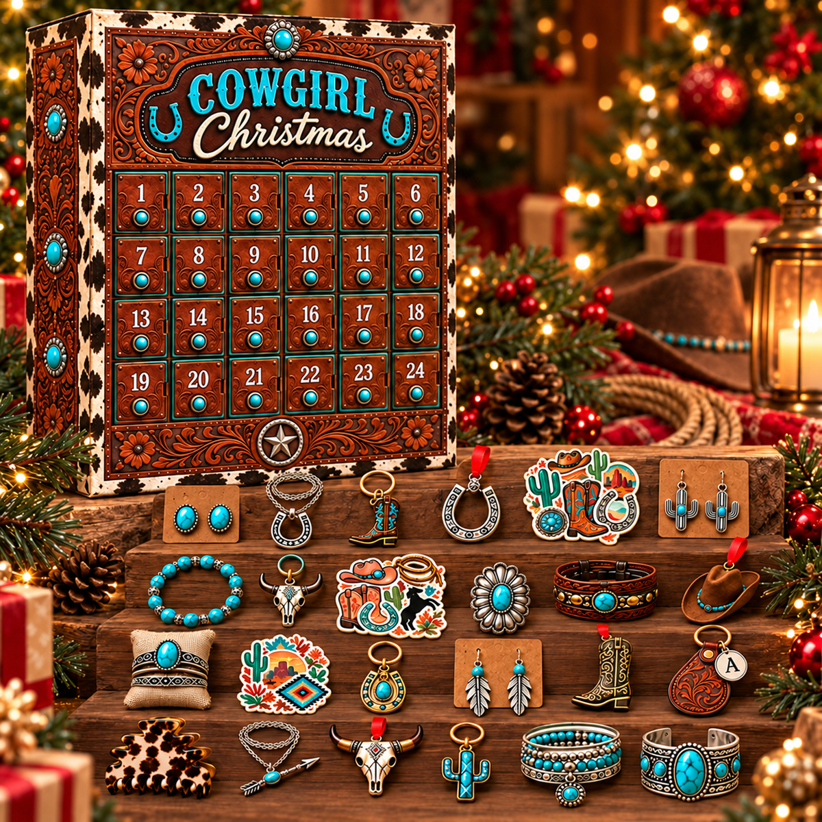 Cowgirl Christmas Advent Calendar – 24 Days of Western Charm