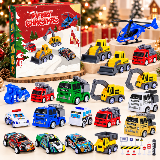 Christmas Vehicle Advent Calendar – 24 Days of Rescue & Racing Fun