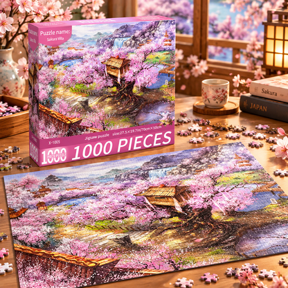 1000-Piece Jigsaw Puzzle – 24 Days of Beautiful Art & Scenic Views