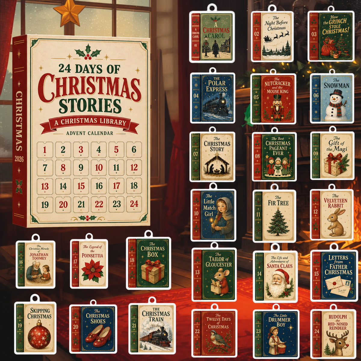 Book Advent Calendar 2026, 24 Days of Christmas Stories