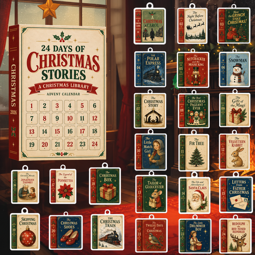 Book Advent Calendar 2026, 24 Days of Christmas Stories