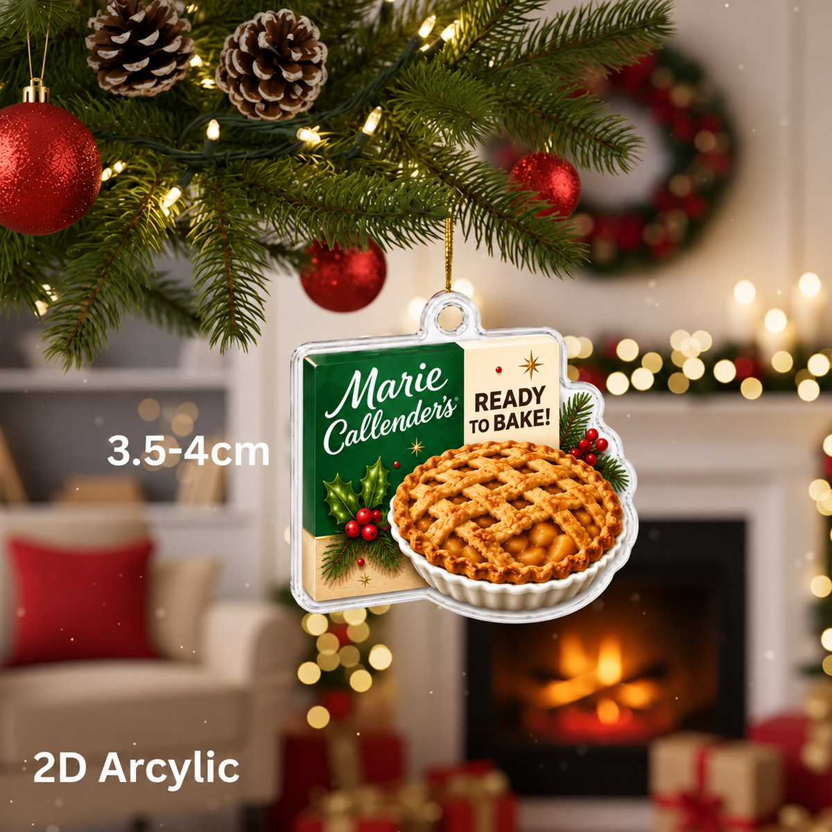 Bakery Advent Calendar 2026, 24 Christmas Dessert Ornaments