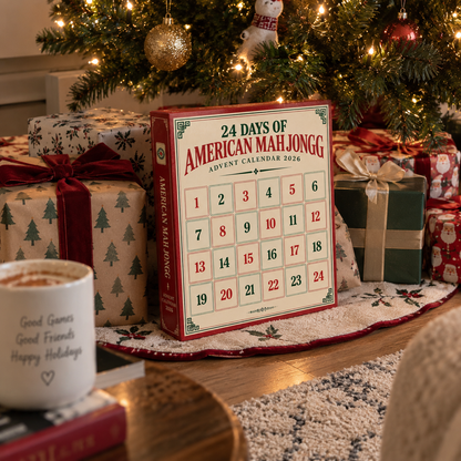 American Mah Jongg Advent Calendar 2026, 24 Day Mahjong Christmas Countdown