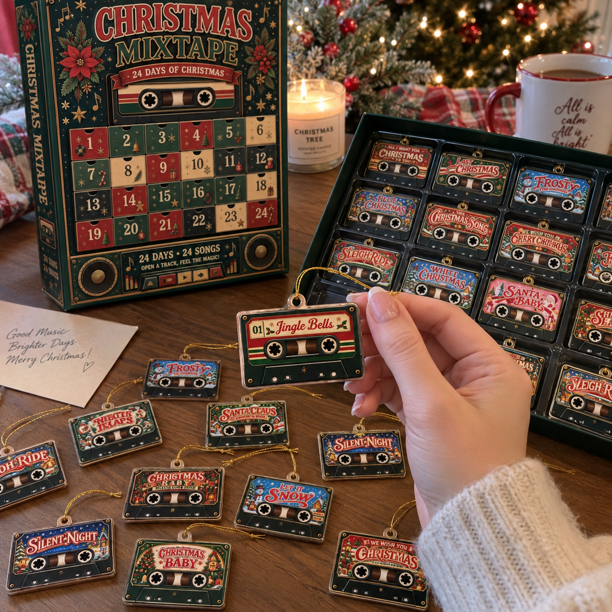 Personalized Christmas Mixtape Advent Calendar