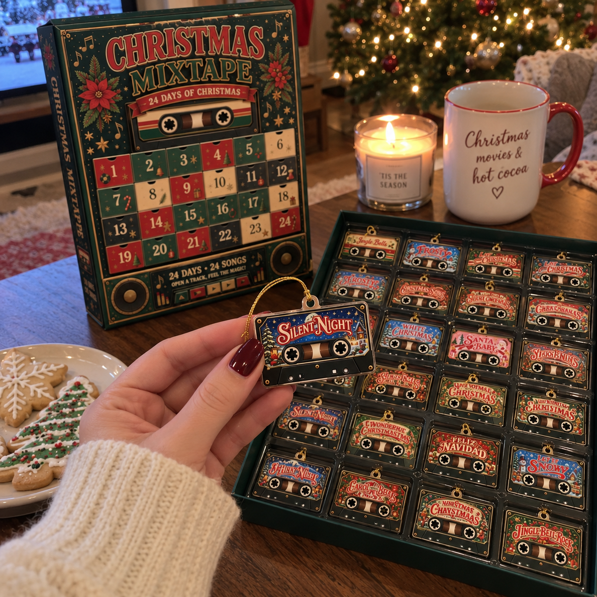 Personalized Christmas Mixtape Advent Calendar