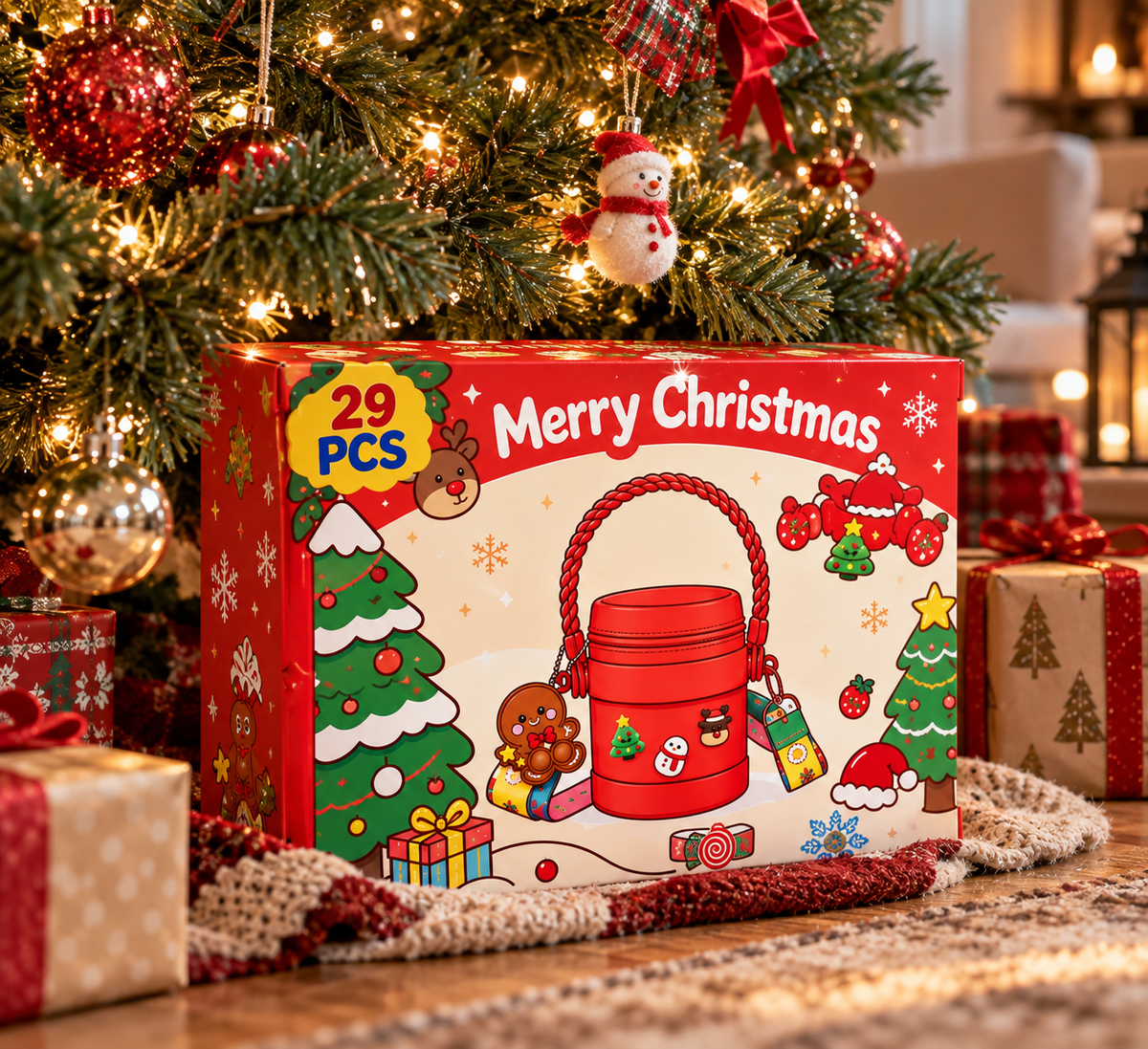 Girls Advent Calendar 2026, 24 Day Christmas Countdown with Beauty Accessories, Jewelry & Hair Accessories
