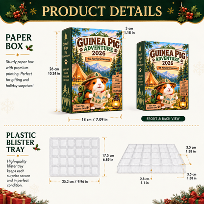 2026 Guinea Pig Advent Calendar – 24 Cute Camping Adventures