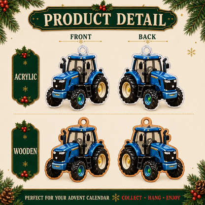2026 Farm Vehicles Advent Calendar – 24 Tractor & Machinery Charms