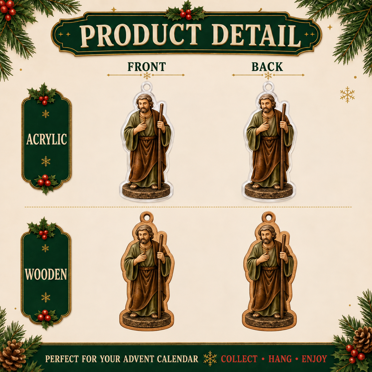2026 Journey to Bethlehem Advent Calendar – 24 Nativity Treasures
