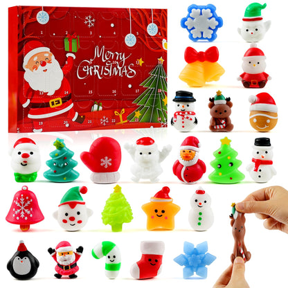 Christmas Advent Calendar 2026 with Mochi Squishy Toys 24 Days