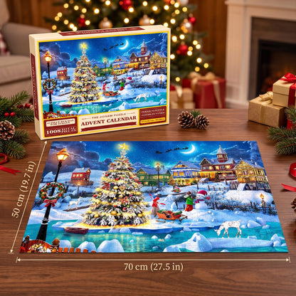Christmas Village Puzzle Advent Calendar – 24 Days of Winter Magic