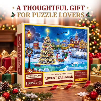Christmas Village Puzzle Advent Calendar – 24 Days of Winter Magic