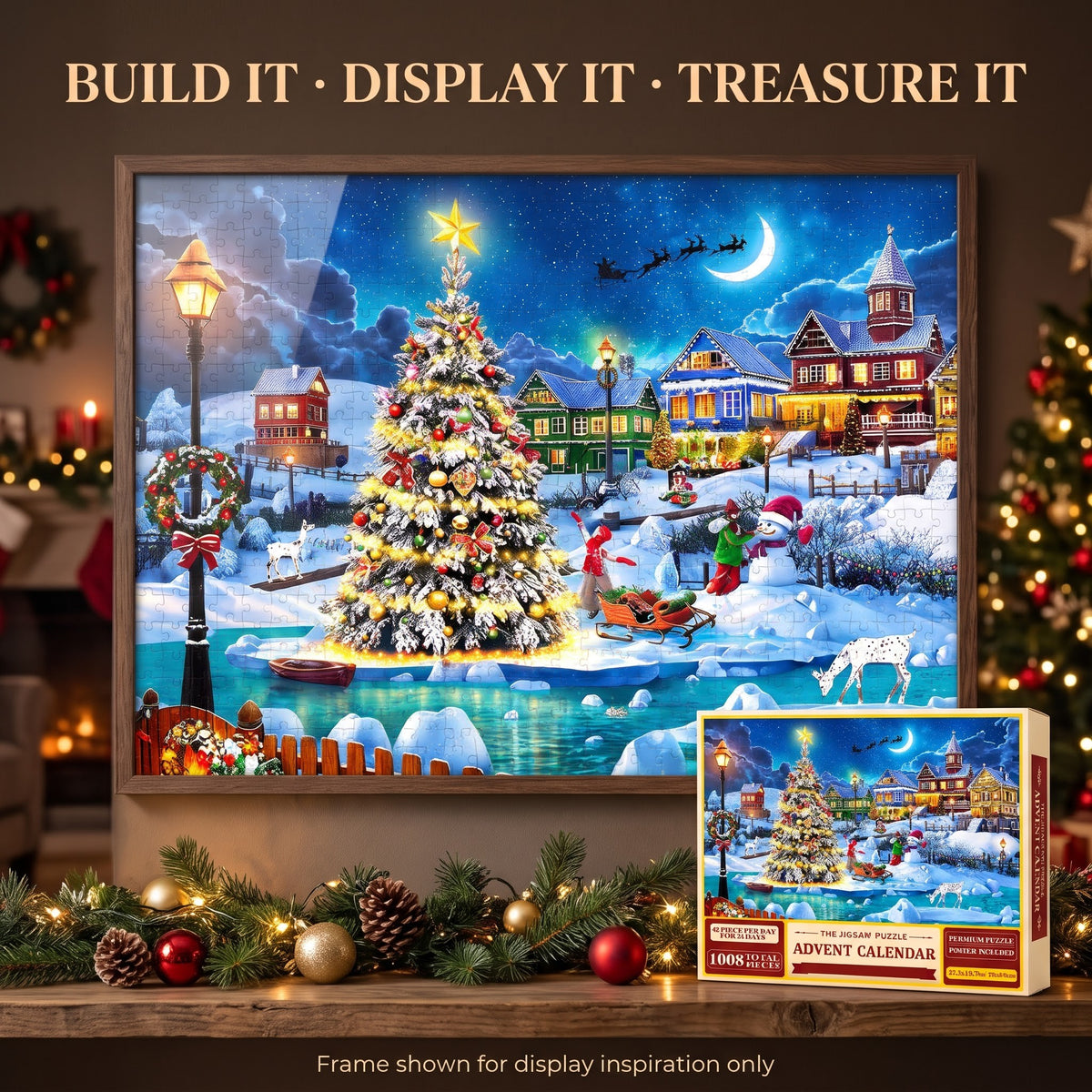 Christmas Village Puzzle Advent Calendar – 24 Days of Winter Magic