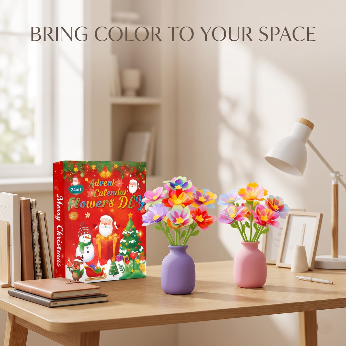 DIY Flower Advent Calendar – 24 Days of Colorful Floral Surprises
