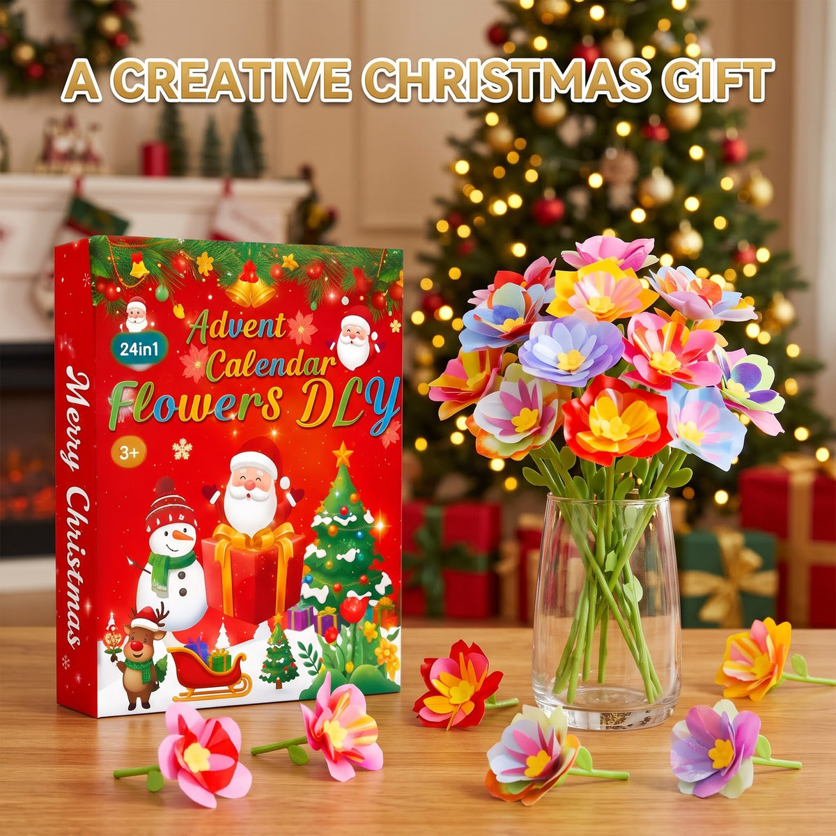 DIY Flower Advent Calendar – 24 Days of Colorful Floral Surprises