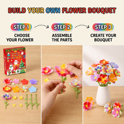 DIY Flower Advent Calendar – 24 Days of Colorful Floral Surprises