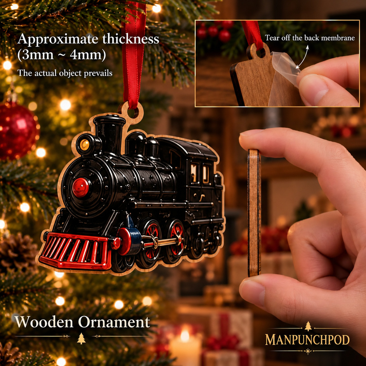 2026 Holiday Railway Advent Calendar – 24 Classic Train Ornaments