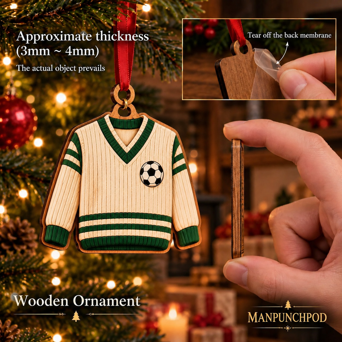 Soccer Advent Calendar 2026 – 24 Football Christmas Ornaments