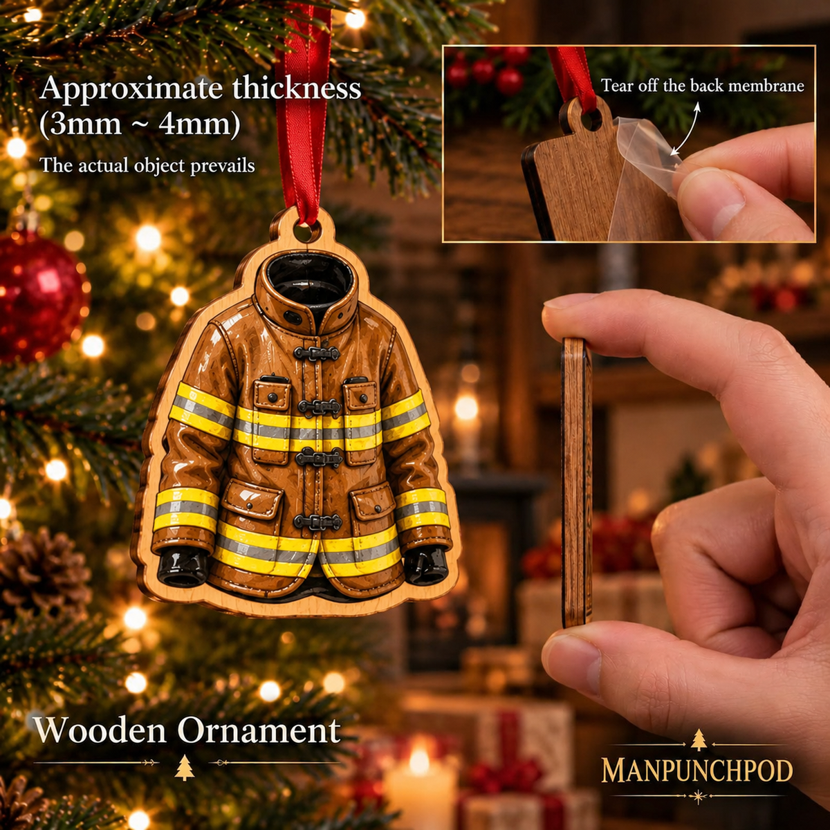 2026 Firefighter Gear Advent Calendar – 24 Rescue-Themed Ornaments
