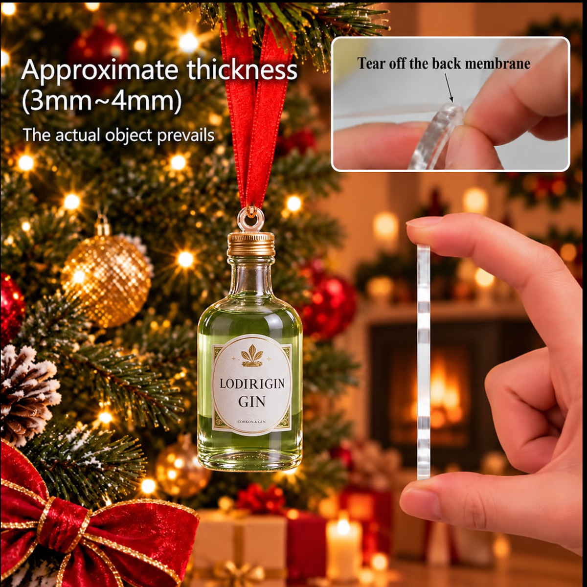 2026 Gin Advent Calendar – 24 Botanical Bottle Ornaments