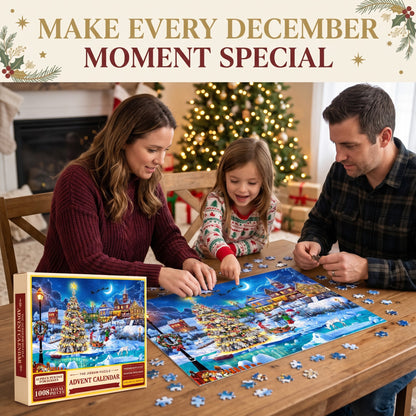Christmas Village Puzzle Advent Calendar – 24 Days of Winter Magic