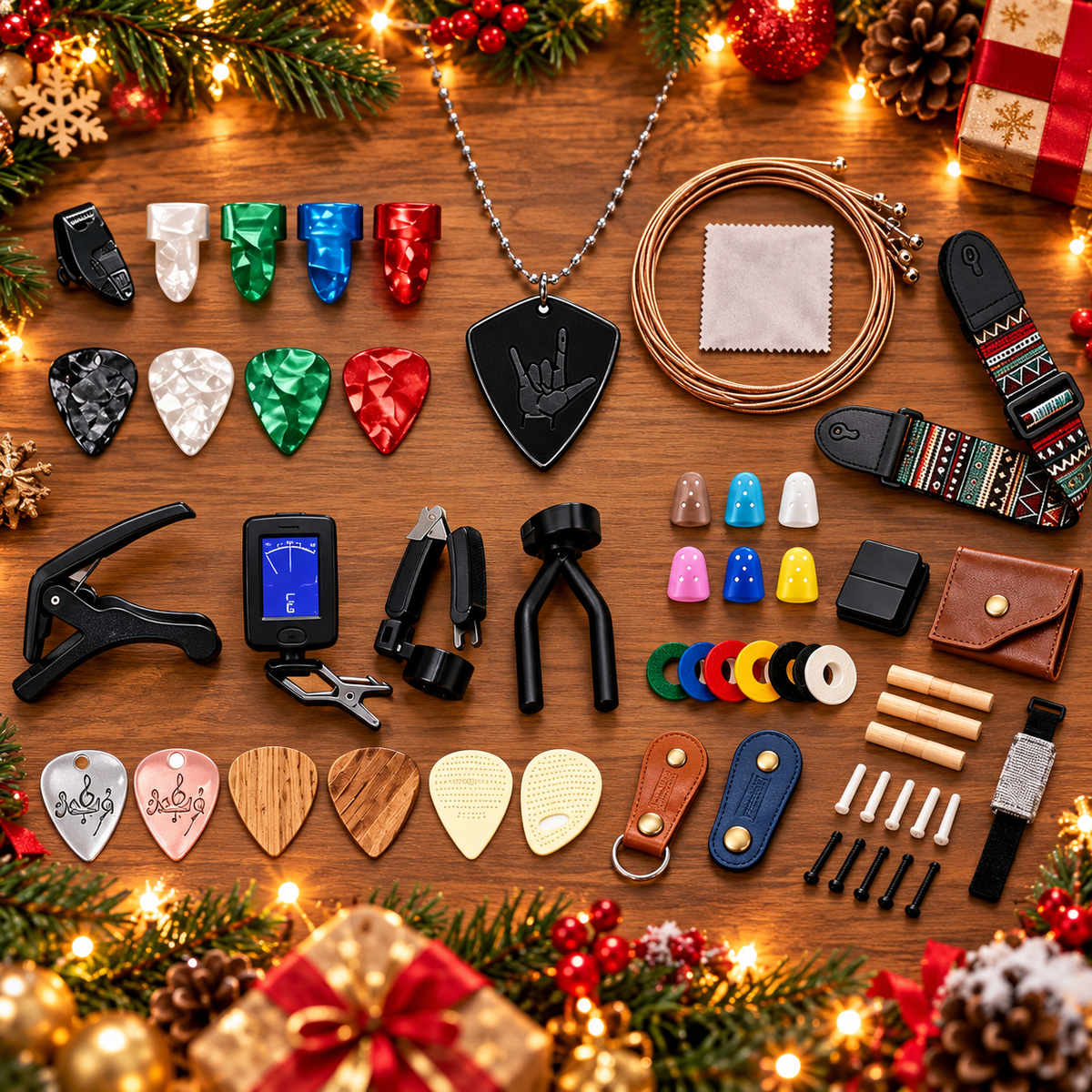 Guitar Advent Calendar 2026 – 24 Days of Guitar Accessories, Christmas Countdown Gift