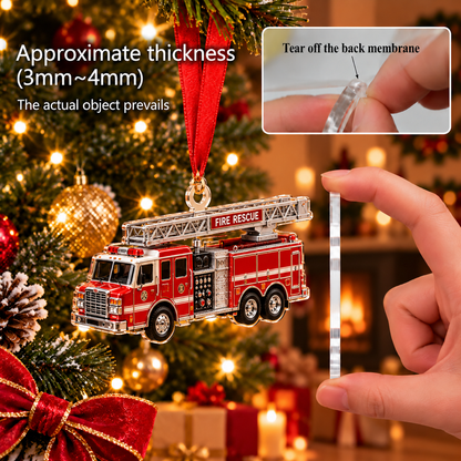 Fire Truck Advent Calendar 2026, 24 Days Fire Rescue Vehicles, Mini Fire Engine Collectibles