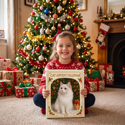 Christmas Cat Advent Calendar – 24 Festive Kitty Ornaments