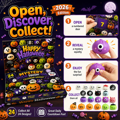 Squishy Advent Calendar 2026, Halloween Advent Calendar 24 Days