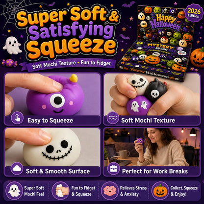 Squishy Advent Calendar 2026, Halloween Advent Calendar 24 Days