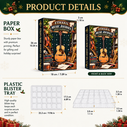 Personalized Music Advent Calendar 2026 – 24 Musical Surprises