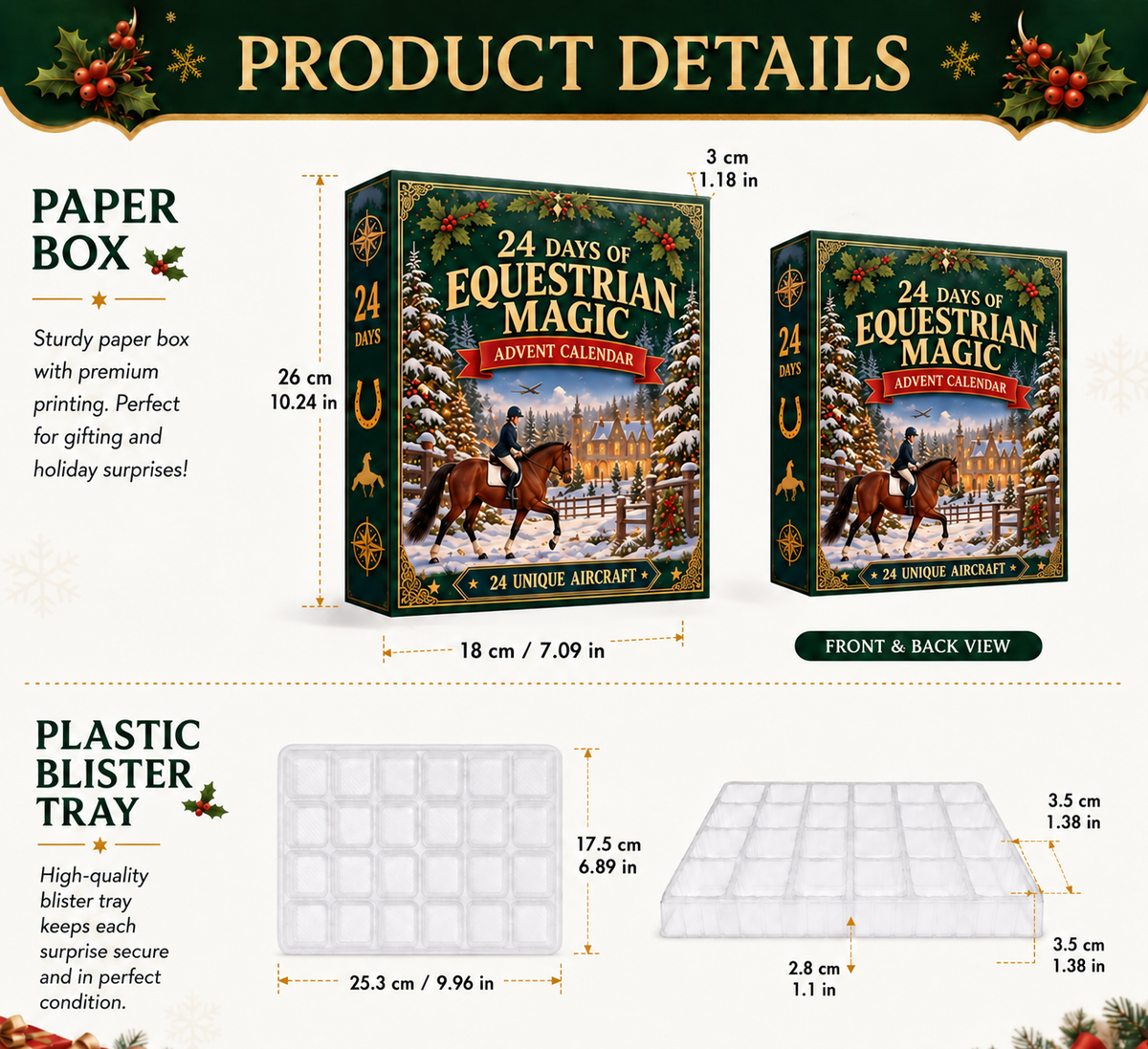 Equestrian Advent Calendar – 24 Days of Horse Riding Surprises