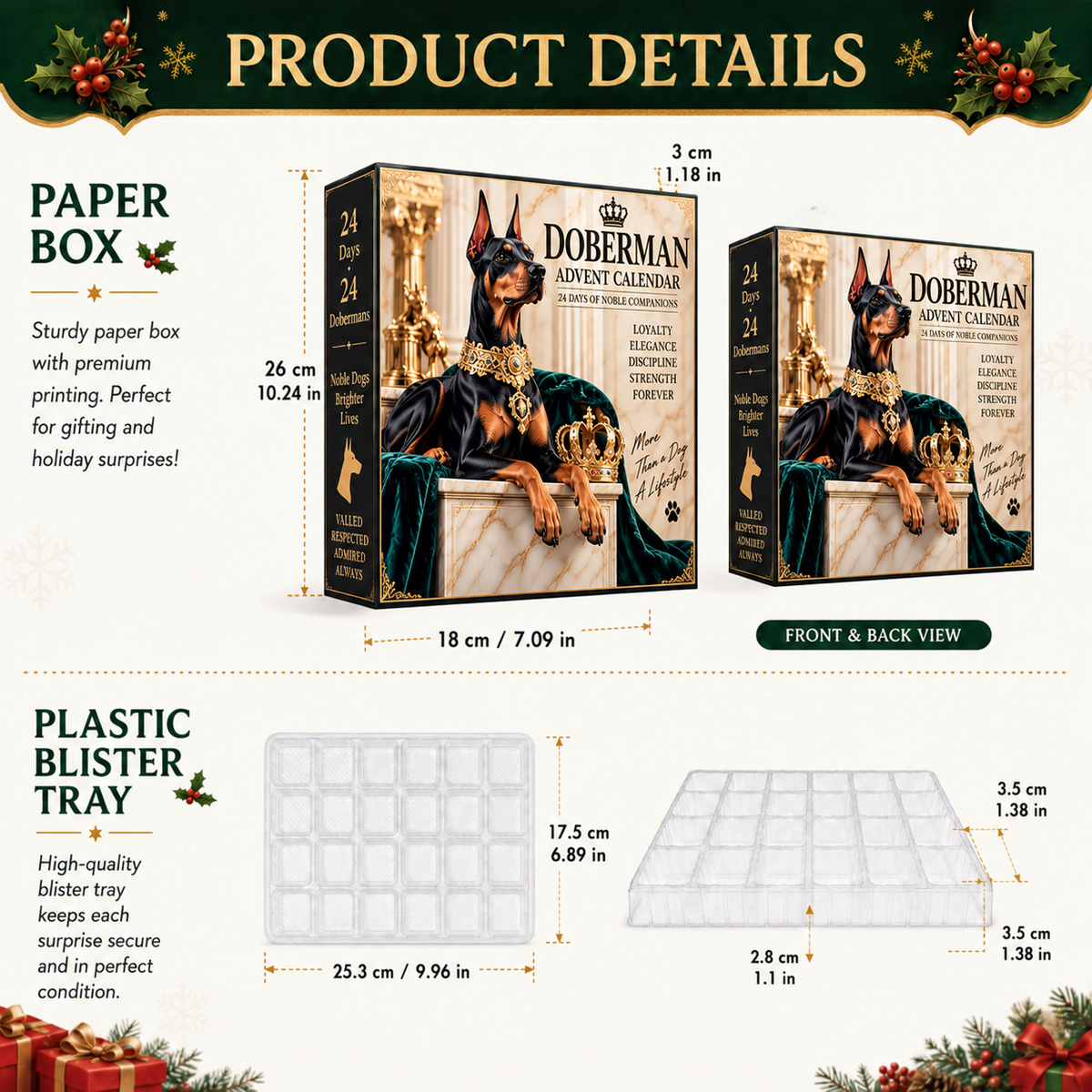 Doberman Advent Calendar 2026 – 24 Days of Noble Companions
