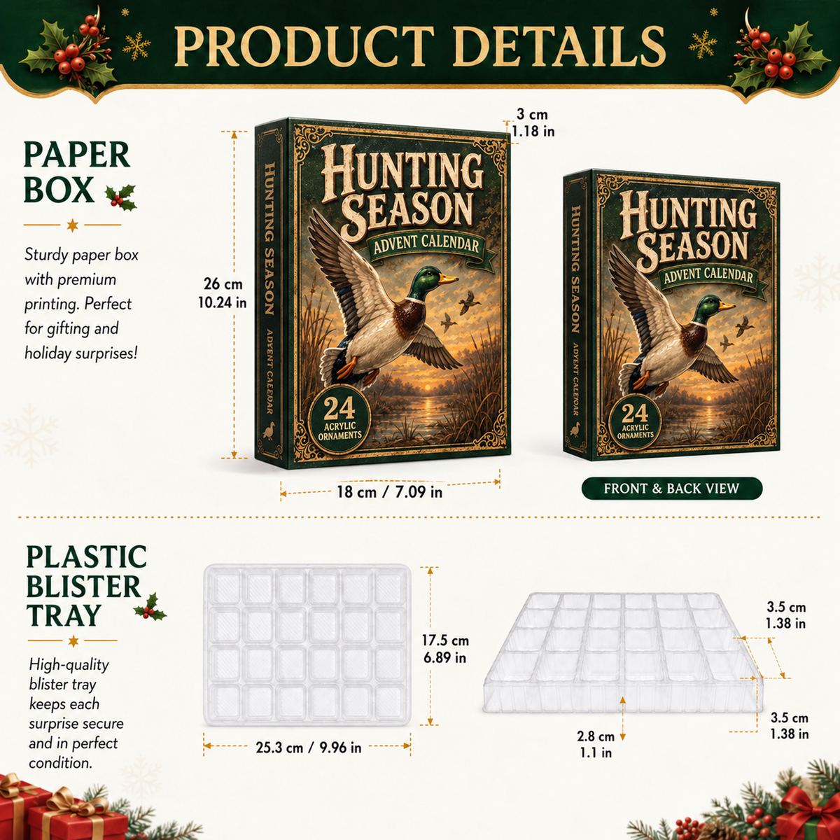 2026 Duck Hunting Advent Calendar – 24 Waterfowl Collectibles